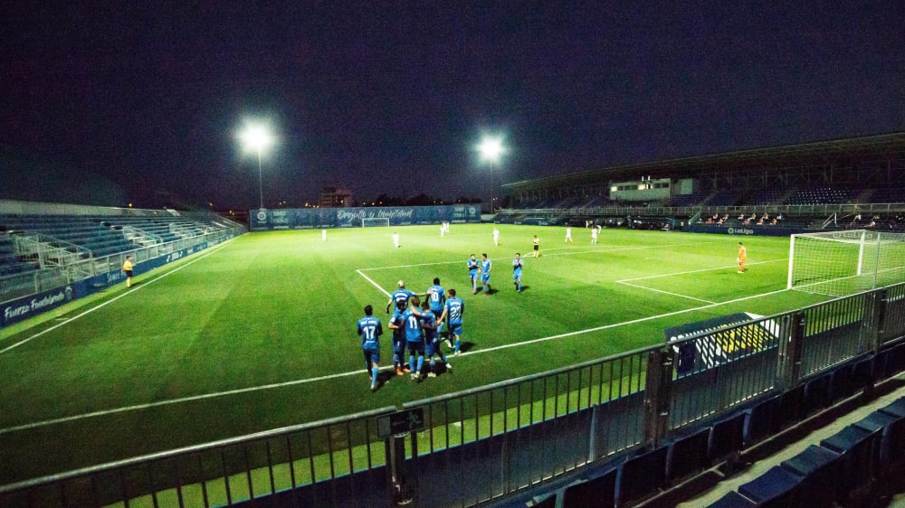 Zurzeit au&#223;er Gefecht: Die Mannschaft von CF Fuenlabrada.