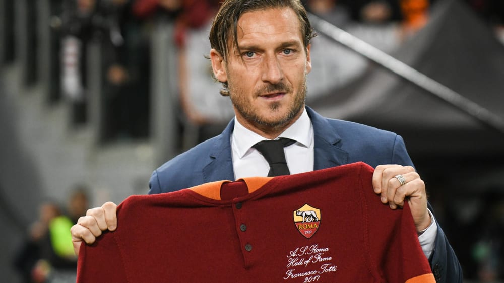 Legende, Ikone und El Capitano der AS Roma: Francesco Totti.