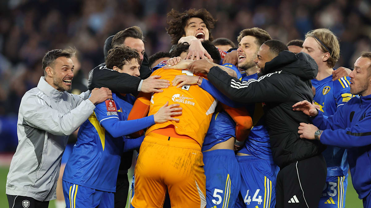 Das Leeds-Drama im Video: 0:2 in der Nachspielzeit verspielt, Sieg im Elfmeterschießen