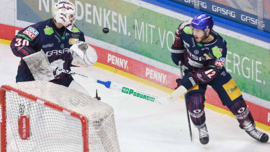Haben Platz zehn noch im Blick: Die Berliner Juho Markkanen und Eric Mik (re.).