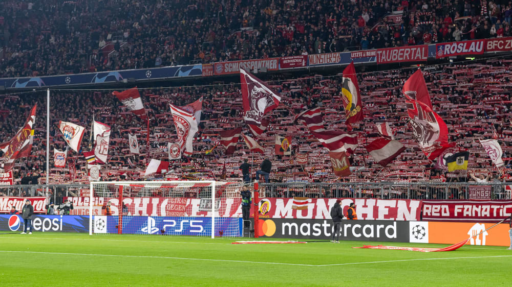 Bayern-Fans am Mittwoch in der Champions League.