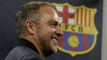 Wider alle Widerstände: Hansi Flick beim FC Barcelona.