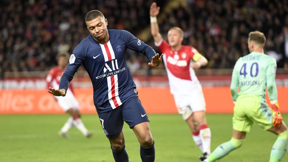 Verhaltener Jubel an alter Wirkungsst&#228;tte: Kylian Mbapp&#233; traf in Monaco zweimal.