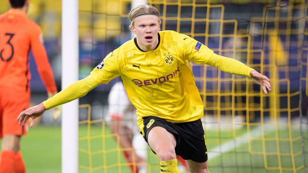 Er war in der Champions-League-Saison 2020/21 kaum zu stoppen: BVB-Torjäger Erling Haaland.