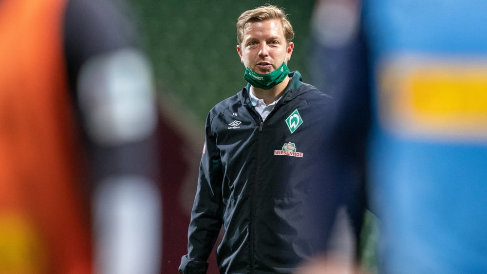 Ist zufrieden mit den Leistungen und Ergebnissen der letzten beiden Bundesliga-Spiele: Werder-Coach Florian Kohfeldt.