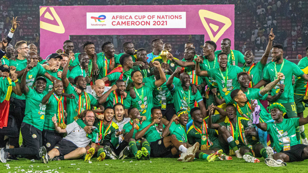 Ausgelassen feierte der Senegal 2022 seinen erstmaligen Triumph in Kamerun.