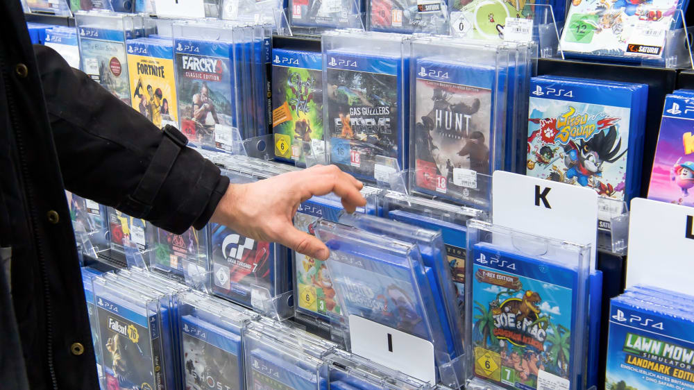 Hülle und Disc sind bei Konsolen-Spielen in Deutschland noch beliebt.