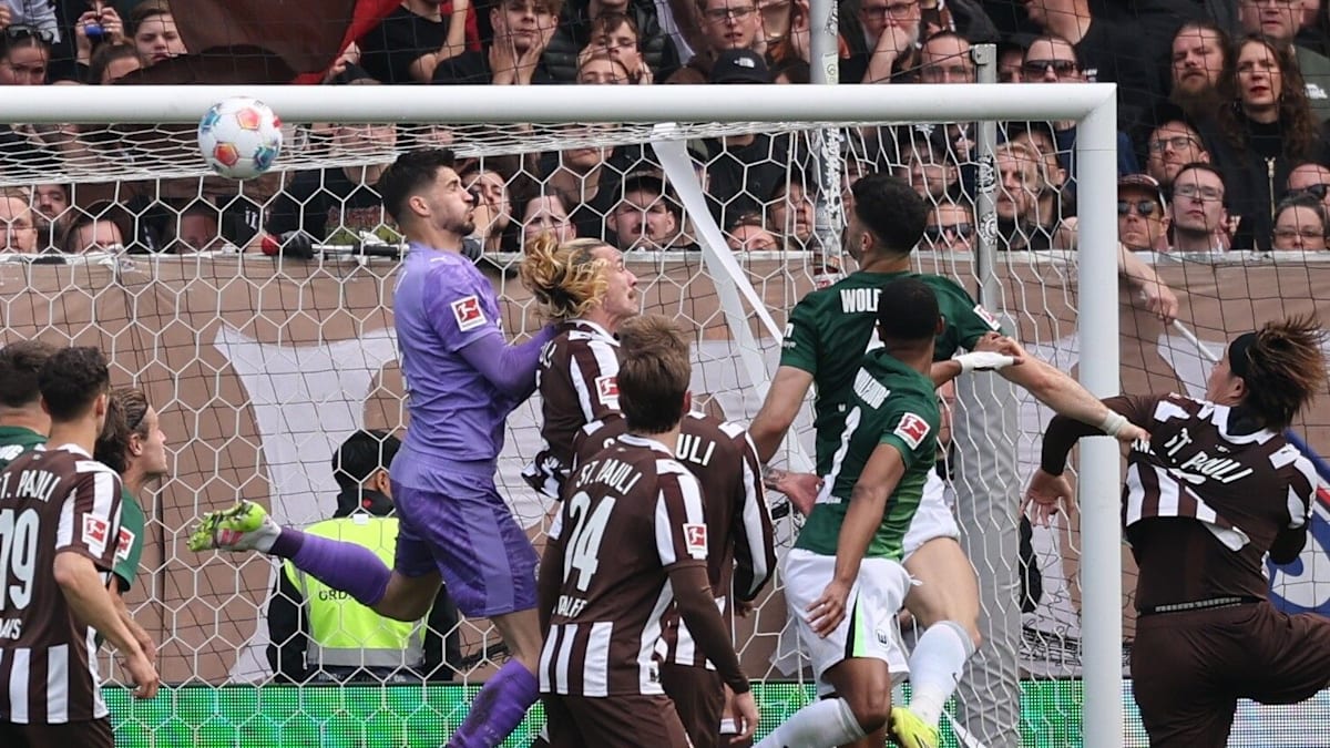 St. Pauli steigt ab, Wolfsburg in der Relegation