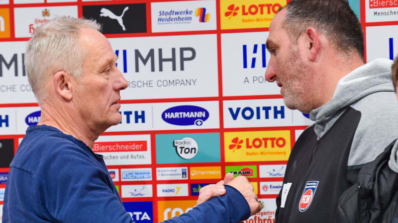 Christian Streich (li.) und Frank Schmidt