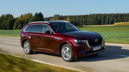 Mazda CX-80: Der bis zu siebensitzige Crossover ist eine imposante Erscheinung.
