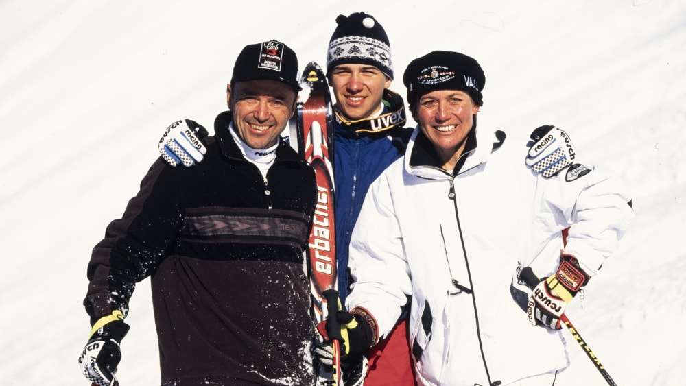 Christian Neureuther, Felix Neureuther und Rosi Mittermaier