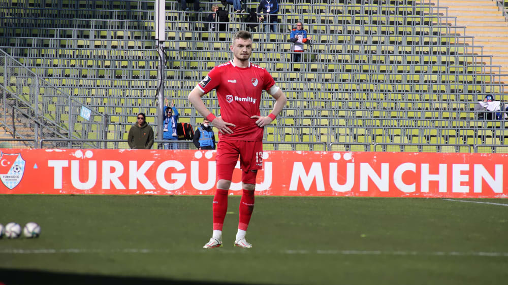 Ein Beispiel, wie es nicht laufen sollte: Türkgücü München (Kapitän Alexander Sorge).