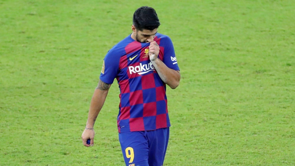 Muss operiert werden: Barcelonas Luis Suarez. 