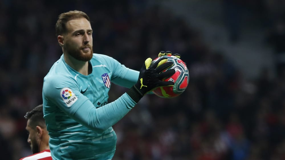 Nicht zu &#252;berwinden: Atleticos Keeper Jan Oblak parierte mehrfach stark.