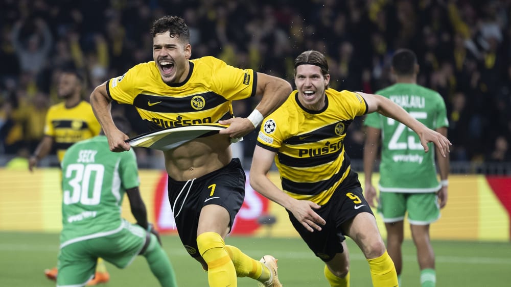 Erfolgreich gegen Maccabi Haifa: Sowohl Filip Ugrinic (li.) als auch Cedric Itten (re.) trugen sich in die Torschützenliste ein.