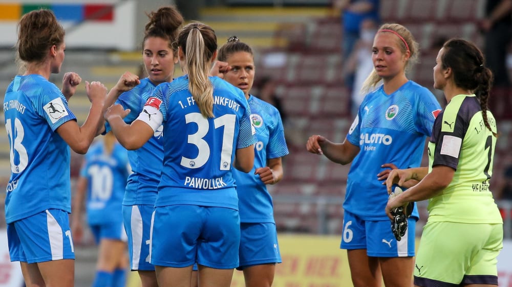 Ohne gro&#223;e Probleme: Die Frankfurter Frauen haben am Freitag deutlich gegen Duisburg gewonnen.