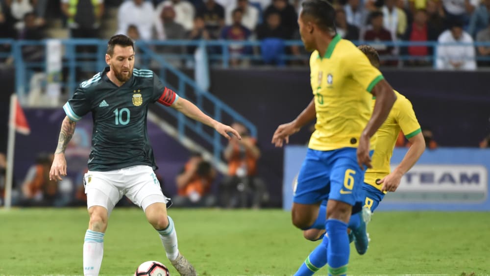 Sein Tor brachte den Erfolg: Lionel Messi erzielte den 1:0-Siegtreffer gegen Brasilien.