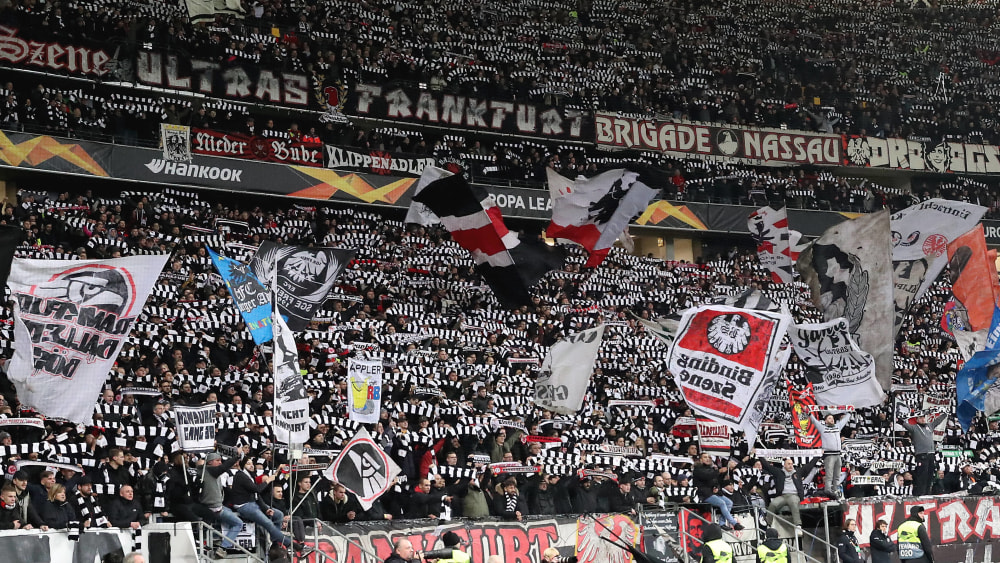 Fans von Eintracht Frankfurt.