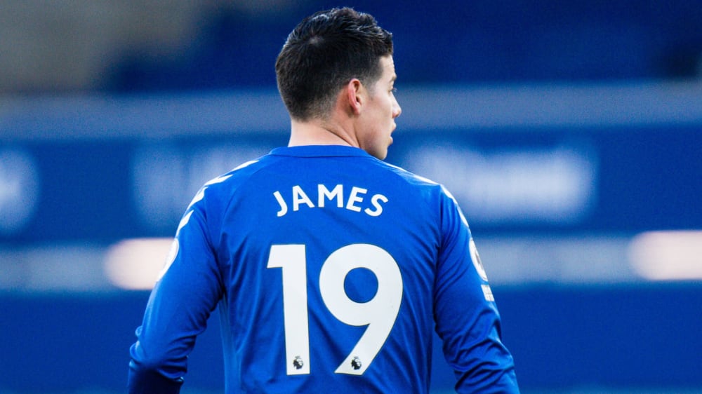 Bei Everton nicht mehr gefragt: James Rodriguez.