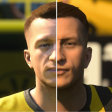 FC 24 ist natürlich der klare Grafik-Favorit. Schließlich konnte EA SPORTS an seinen eigenen Spielergesichtern von FIFA 23 feilen und Feinjustierungen vornehmen. Doch ist dabei immer alles besser geworden? Oder macht der Entwickler auch Rückschritte? Wir vergleichen anhand der virtuellen Profis von Borussia Dortmund.