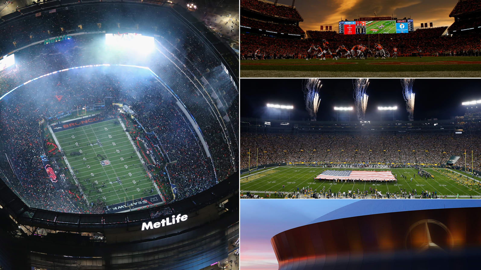 Die Stadien der 32 NFL-Teams