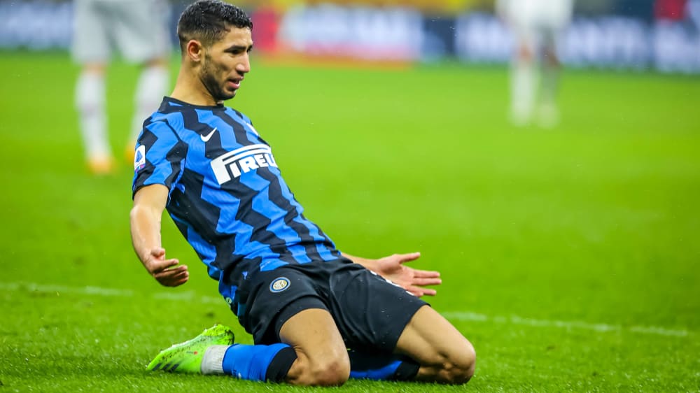 Zwei Tore als Antwort auf schwache Wochen: Achraf Hakimi befindet sich bei Inter wieder auf dem aufsteigenden Ast.