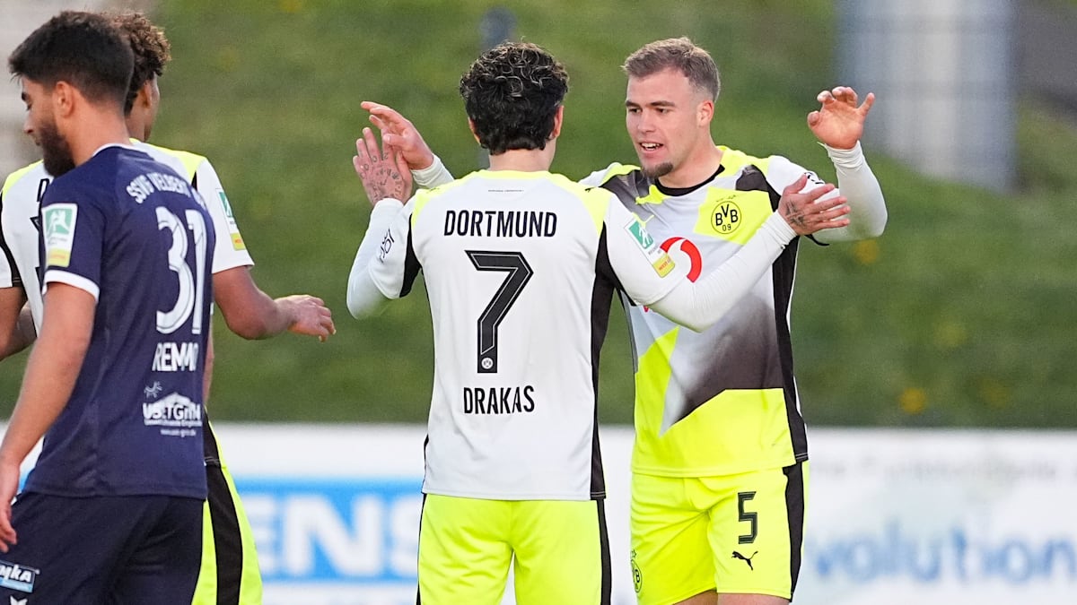 Pejazic und Drakas drehen frühen Rückstand: BVB II feiert Arbeitssieg in ...