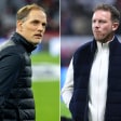 Seit Freitag steht fest: Julian Nagelsmann (re.) wird beim FC Bayern München nicht auf Thomas Tuchel folgen.