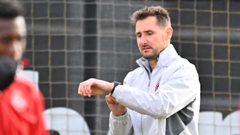 Aktuell kleines Trainerteam