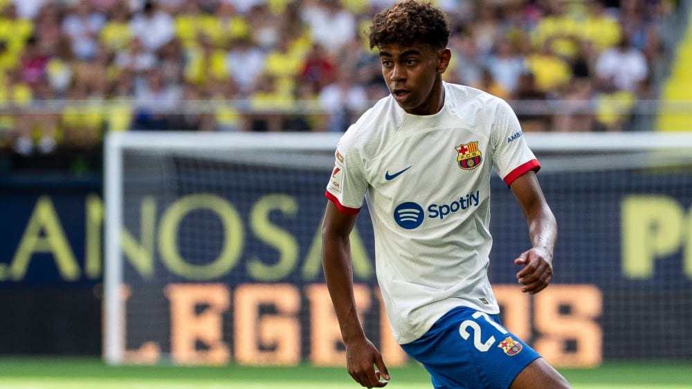 Schon jetzt ein wichtiger Faktor im Barça-Spiel: Teenager Lamine Yamal.