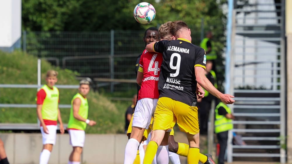 Alemannia Aachen freute sich über den zweiten Saisonsieg.