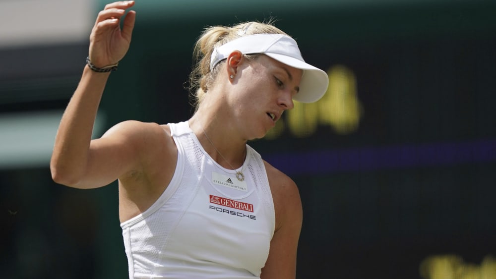 Aus in Wimbledon: Angelique Kerber scheiterte an Lauren Davis.