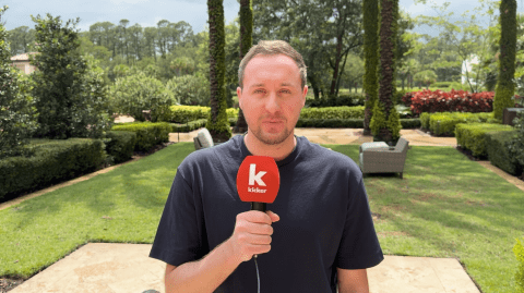 kicker-Reporter Georg Holzner aus Florida