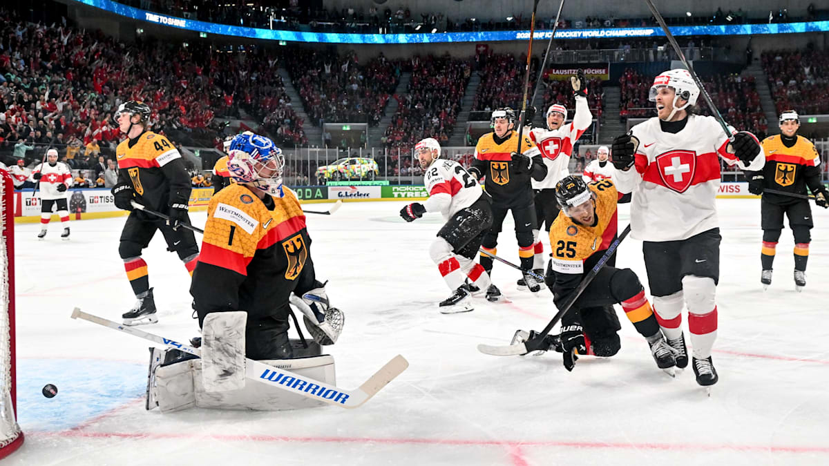 After a disastrous second period: German national ice hockey team suffers ...