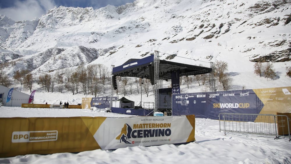 Die Anlage von Zermatt-Cervinia bleibt menschenleer.