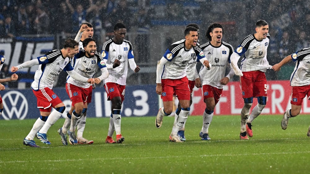 Der Hamburger SV steht im Achtelfinale des DFB-Pokals.