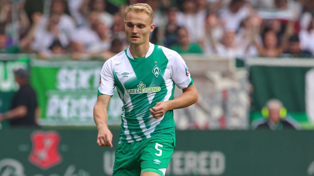 Bremens Amos Pieper erlitt gegen Stuttgart eine Schädelprellung.