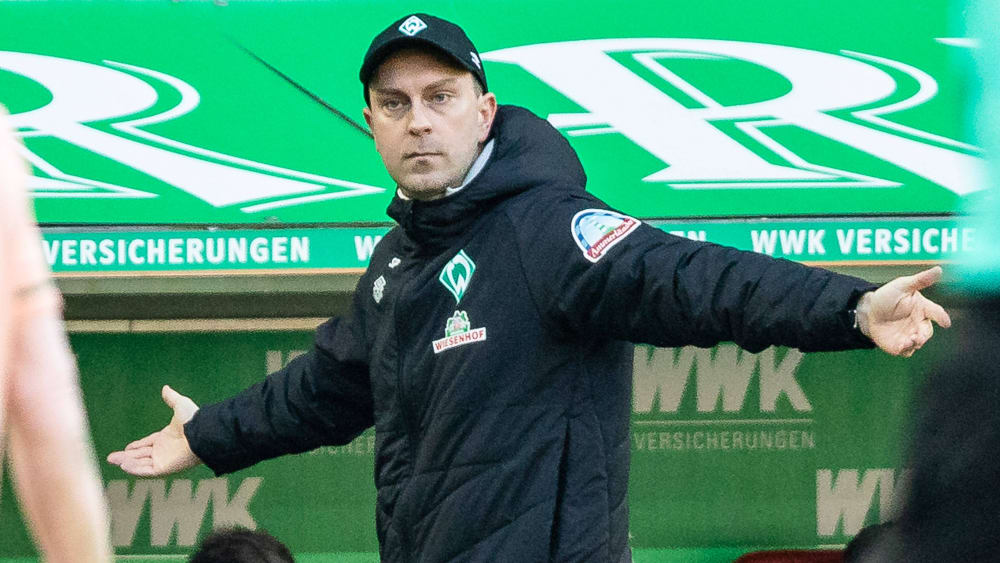Versteht nicht das Gerede vom Abstieg 2021: Bremens Trainer Ole Werner.
