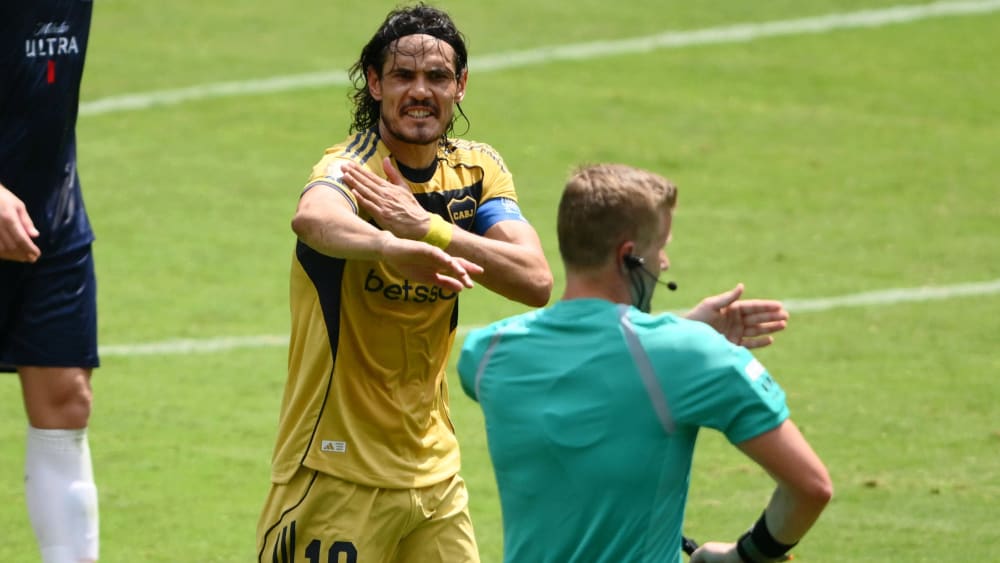 Auch Routinier Edinson Cavani konnte das Ausscheiden der Boca Juniors bei der Klub-WM nicht verhindern.