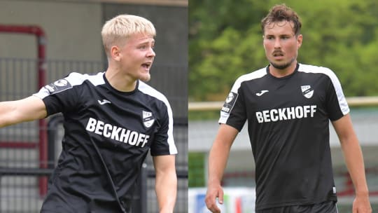 Verl-Doppelpack für den SC Paderborn II: Robin Friedrich (links) und Nick Otto wechseln an die Pader