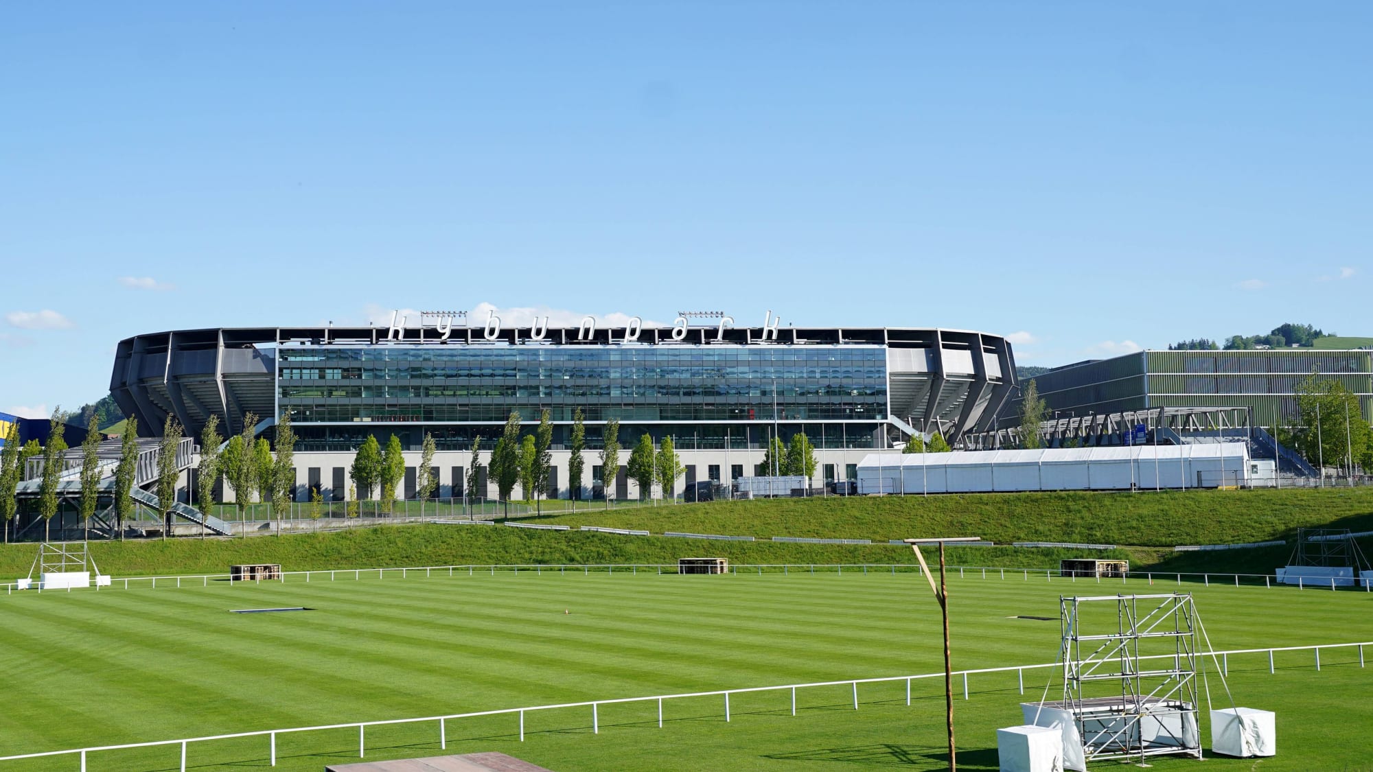 Innenansicht der "Arena St. Gallen".