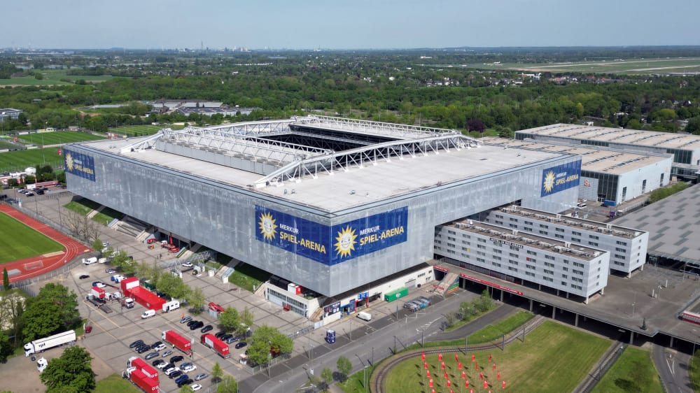 In der "Düsseldorf Arena" finden in diesem Jahr gleich zweimal Spiele einer Heim-EM statt.