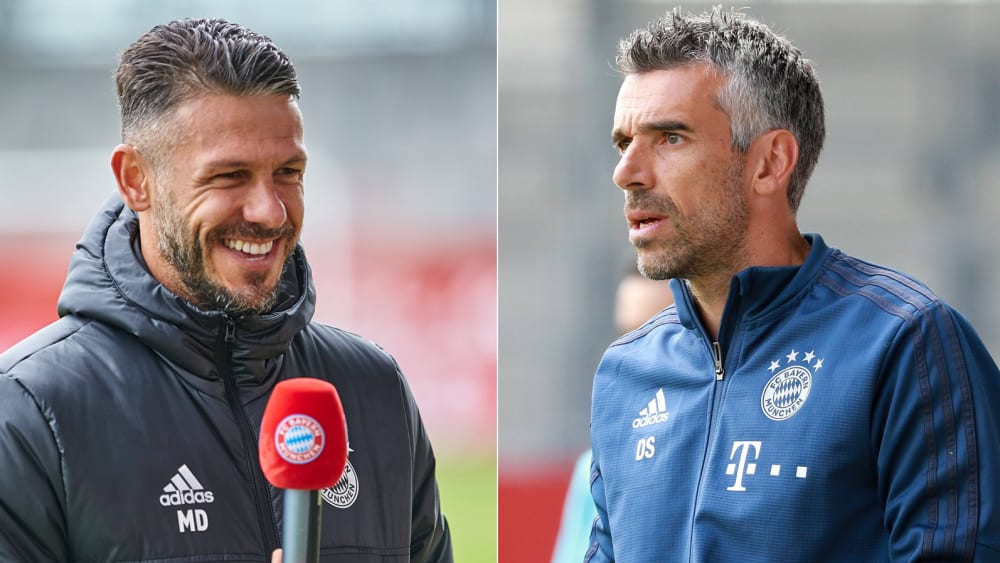 Ab Ostersonntag FC-Bayern-II-Trainer: Martin Demichelis (l.) und Danny Schwarz.
