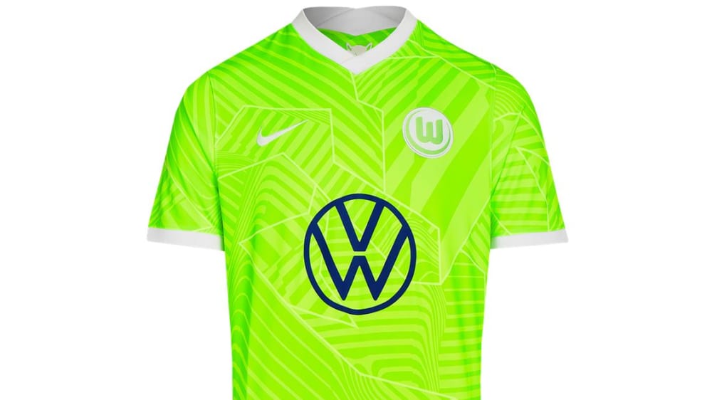 Das Heimtrikot des VfL Wolfsburg in der Saison 2021/22.