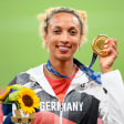 Malaika Mihambo holte eine von zehn Goldmedaillen für Deutschland bei den Olympischen Spielen in Tokio.