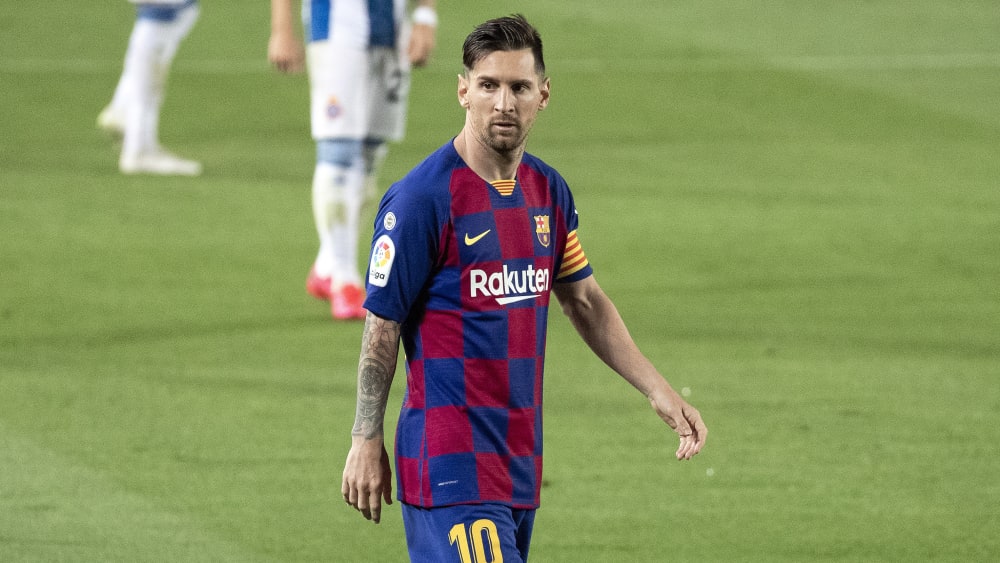Mit dem FC Barcelona gerade nicht in Topform: Lionel Messi beim letzten Ligaspiel gegen Espanyol.