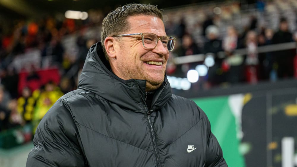 Hatte nach dem DFB-Pokalsieg mit RB Leipzig gut lachen: Sport-Geschäftsführer Max Eberl.