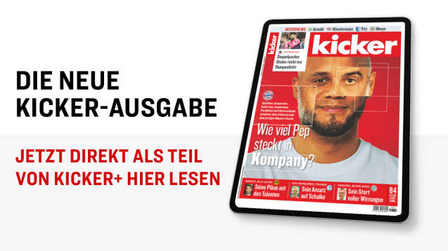 Die aktuelle kicker-Ausgabe.