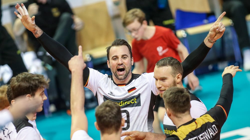 F&#252;hrte das deutsche Volleyball-Team zum Sieg gegen Tshechien: Georg Grozer.