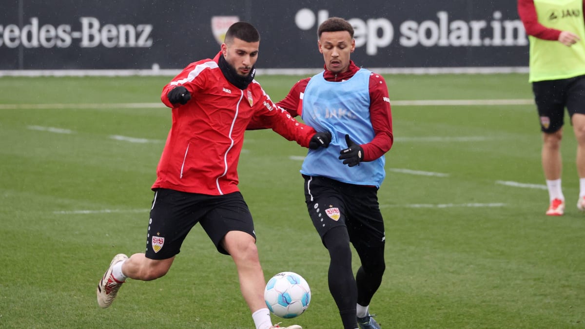 Volle Kapelle im VfB-Training: Undav meldet sich zurück